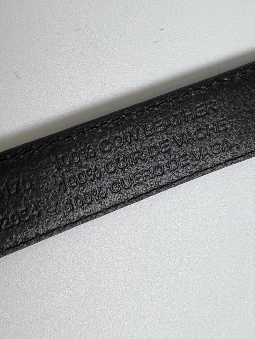 Urban Outfitters Black Leather Belt with Gold Buckle - Picture 5 of 7